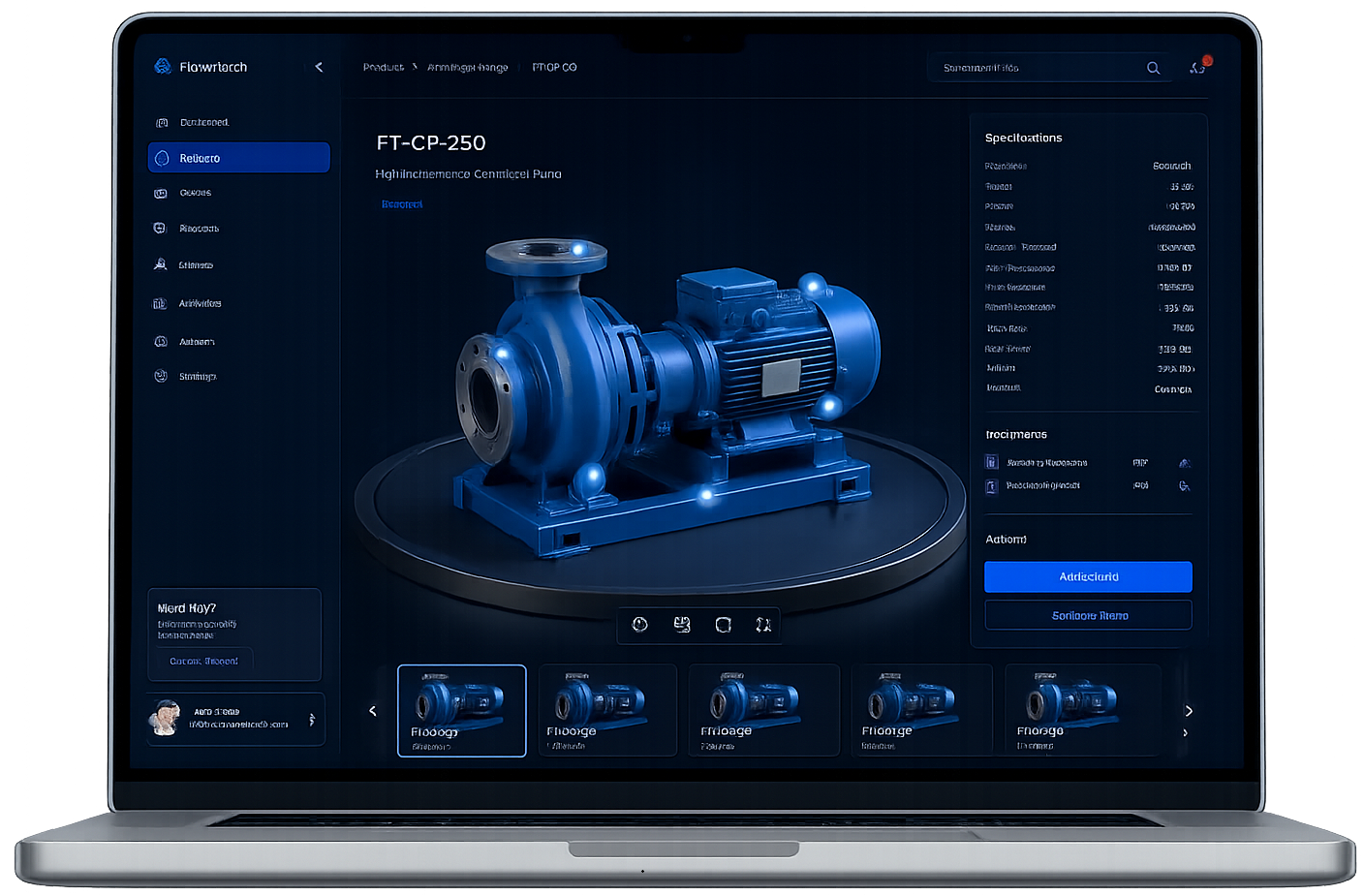 NexiView Industrial Pump Dashboard
