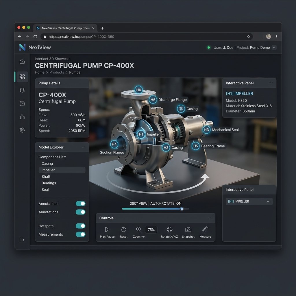 NexiView 360 Showcase Dashboard